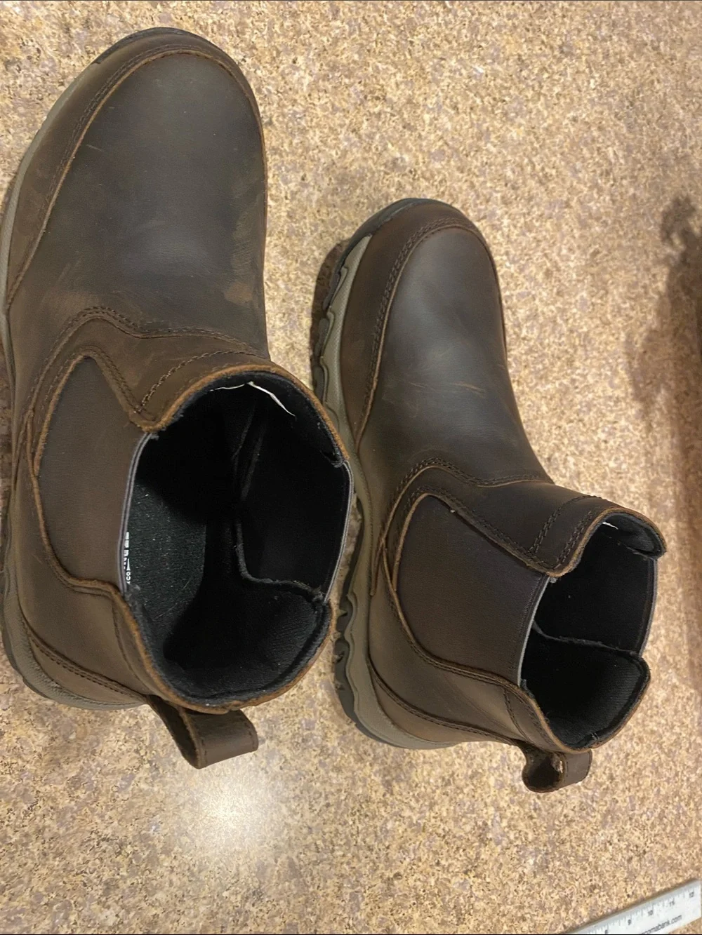 Duluth Trading Men’s Wild Boar Leather Pull On Boots Item 91854 Size 10 Medium